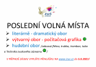 Poslední volná místa studia na ZUŠ Jeseník na školní rok 2021/2022