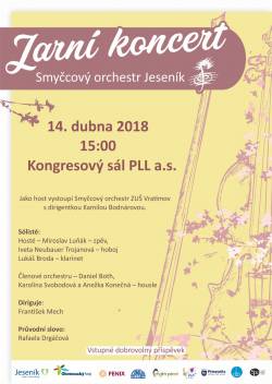 Jarní koncert Smyčcového orchestru Jeseník