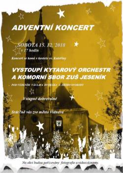 Adventní koncert Kytarového orchestru a Komorního sboru